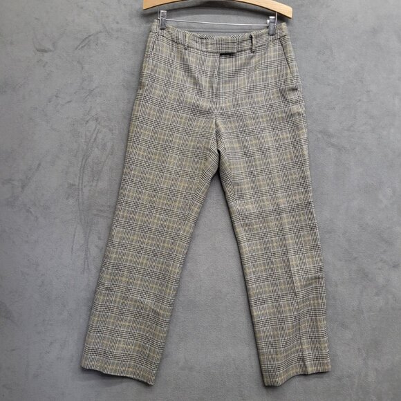 346 Brooks Brothers Women's Size 10 Lined 100% Wool Pants Houndstooth - Picture 1 of 7